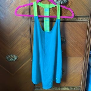 Neon Nike Racerback Tank Top